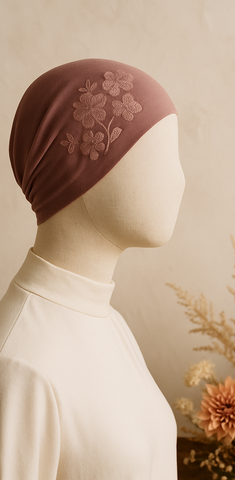 Rosa Embroidered Under Cap